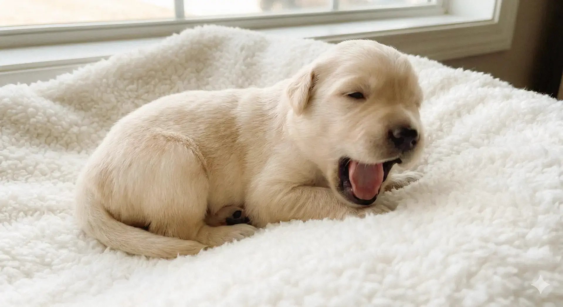 english cream golden retriever puppy