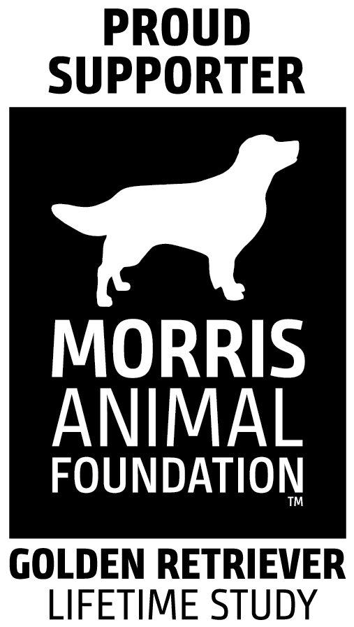 Proud supporter — Morris Animal Foundation Golden Retriever Lifetime Study